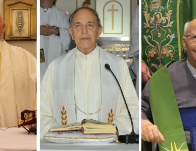 60º do sacerdócio: Cardeal Eugenio Dal Corso, Padre Gianni Menegazzi e Padre Caetano Gecchele celebram aniversário de ordenação