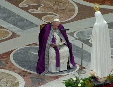 Em cenário de guerra, Papa renova consagração, em especial da Rússia e da Ucrânia, como invocação para a paz