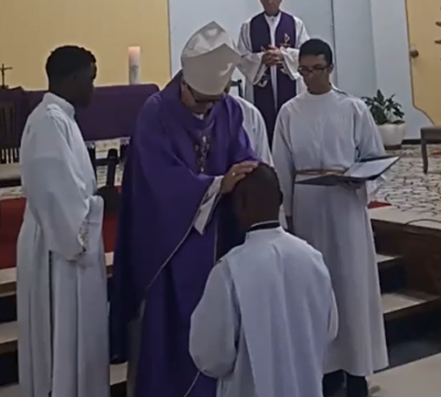 Irmão Quintino Padre Samacaca é Ordenado Diácono na Delegação Nossa Senhora Aparecida