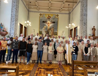 Primeiro Turno de Retiros no Seminário Apostólico N. Sra. de Caravaggio, em Farroupilha